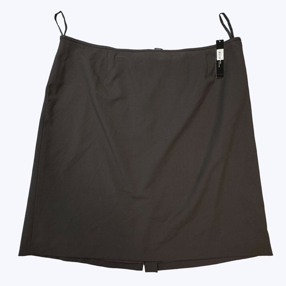 Tahari NWT Skirt Size 22W Brown Zip Up‎